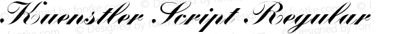 Kuenstler Script Black