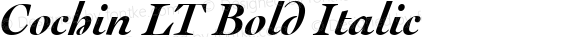 Cochin LT Bold Italic