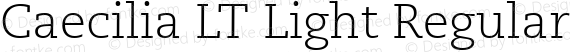 Caecilia LT Light Regular