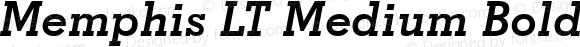 Memphis LT Medium Bold Italic