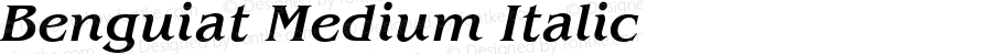 ITC Benguiat Medium Italic