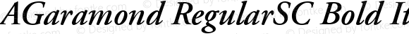 AGaramond RegularSC Bold Italic