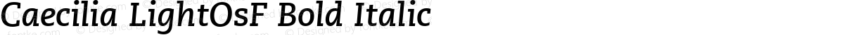 Caecilia LightOsF Bold Italic