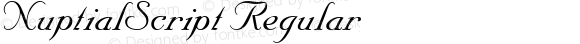 NuptialScript Regular