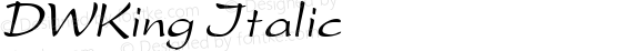 DWKing Italic