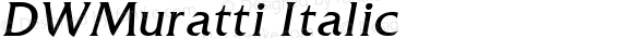 DWMuratti Italic