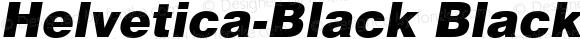 Helvetica-Black Oblique