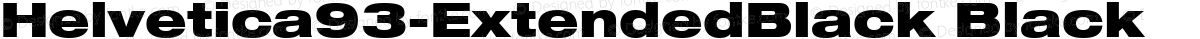 Helvetica93-ExtendedBlack Black