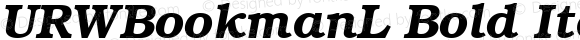 URWBookmanL Bold Italic