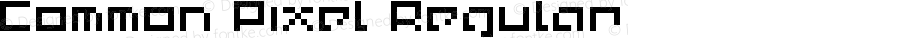 Common Pixel Regular Macromedia Fontographer 4.1J 03.2.4