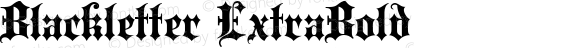 Blackletter ExtraBold