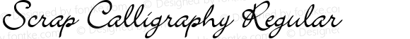 Scrap Calligraphy Regular