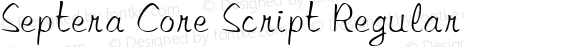 Septera Core Script Regular