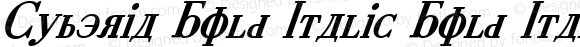 Cyberia Bold Italic Bold Italic 2