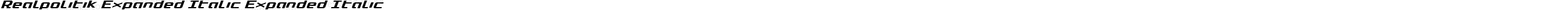 Realpolitik Expanded Italic Expanded Italic