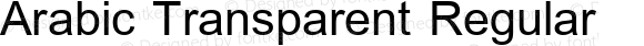 Arabic Transparent Regular Glyph Systems 5-April-96