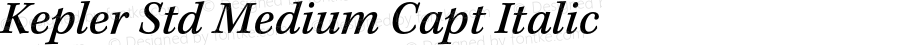 Kepler Std Medium Capt Italic