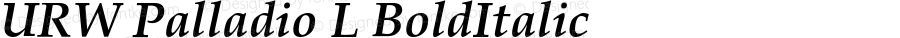 URW Palladio L Bold Italic