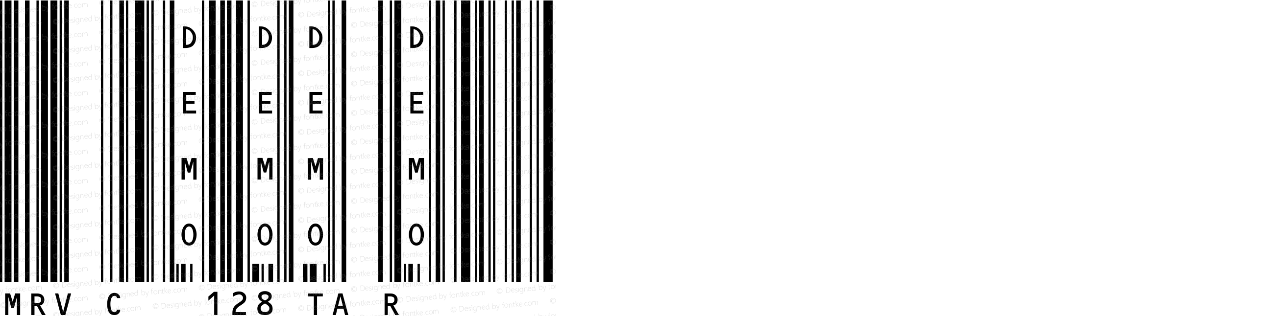 MRV Code128aTA Regular