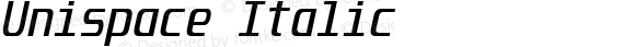 Unispace Italic