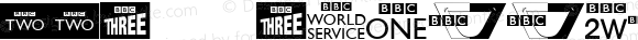 BBC TV Channel Logos Regular