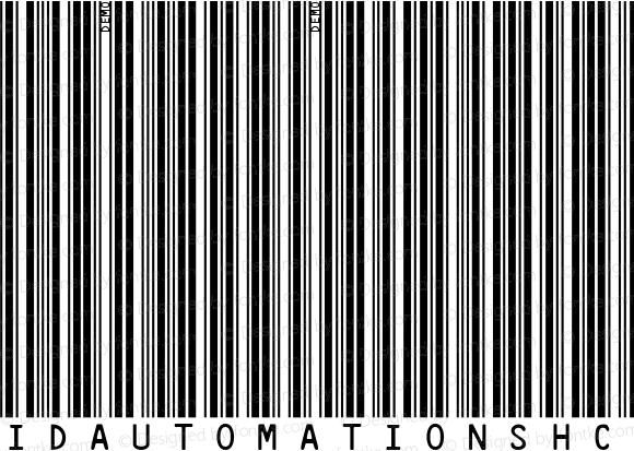 IDAutomationSHC39XXL Regular Version 3.71 2003