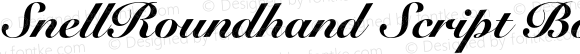 SnellRoundhand Script Bold Italic OTF 1.0;PS 001.001;Core 1.0.22