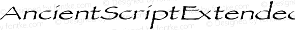 AncientScriptExtended-Italic