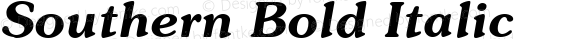 Southern Bold Italic