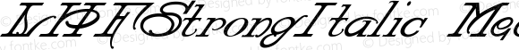 LHFStrongItalic Medium Italic