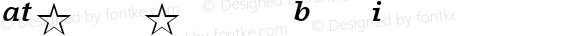 ATGarthGraphic Bold Italic