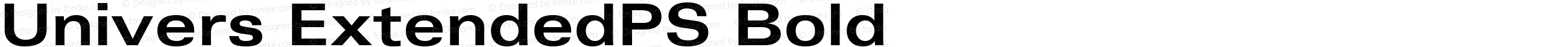 Univers ExtendedPS Bold