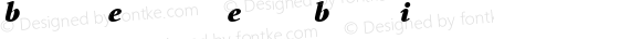 Bembo Expert ExtraBold Italic