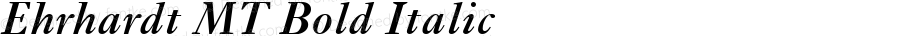Ehrhardt MT Bold Italic 001.003