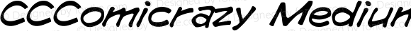 CCComicrazy Medium Italic