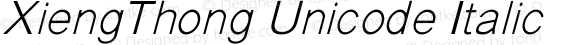 XiengThong Unicode Italic