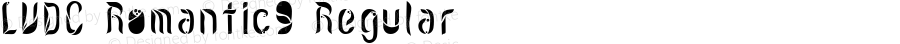 LVDC Romantic9 Regular Macromedia Fontographer 4.1J 04.12.30