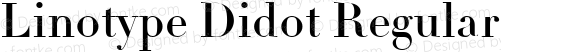 Linotype Didot Headline