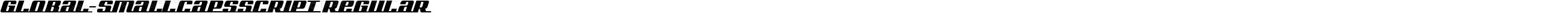 Global-SmallCapsScript Regular