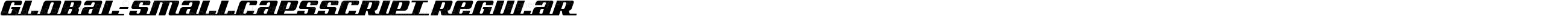 Global-SmallCapsScript Regular