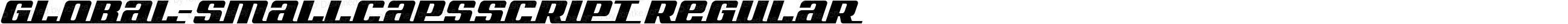Global-SmallCapsScript Regular