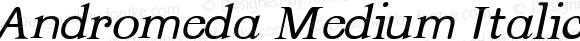 Andromeda Medium Italic