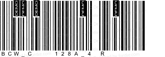 BCW_Code128A_4 Regular