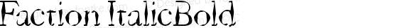 Faction Bold Italic