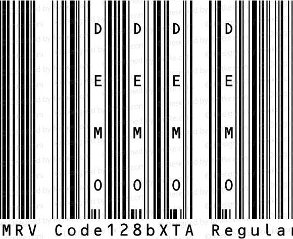 MRV Code128bXTA Regular