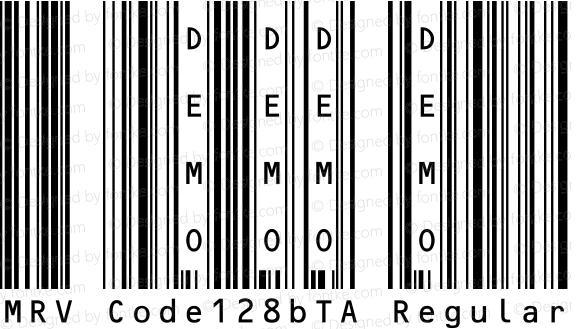MRV Code128bTA Regular