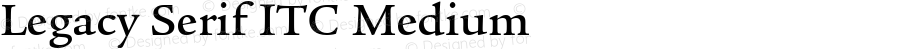 Legacy Serif ITC Medium OS