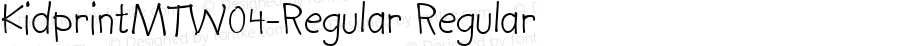 KidprintMTW04-Regular Regular