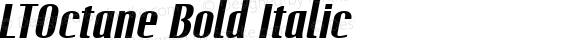 LTOctane Bold Italic