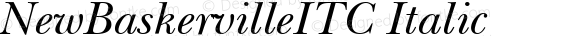 NewBaskervilleITC-Italic